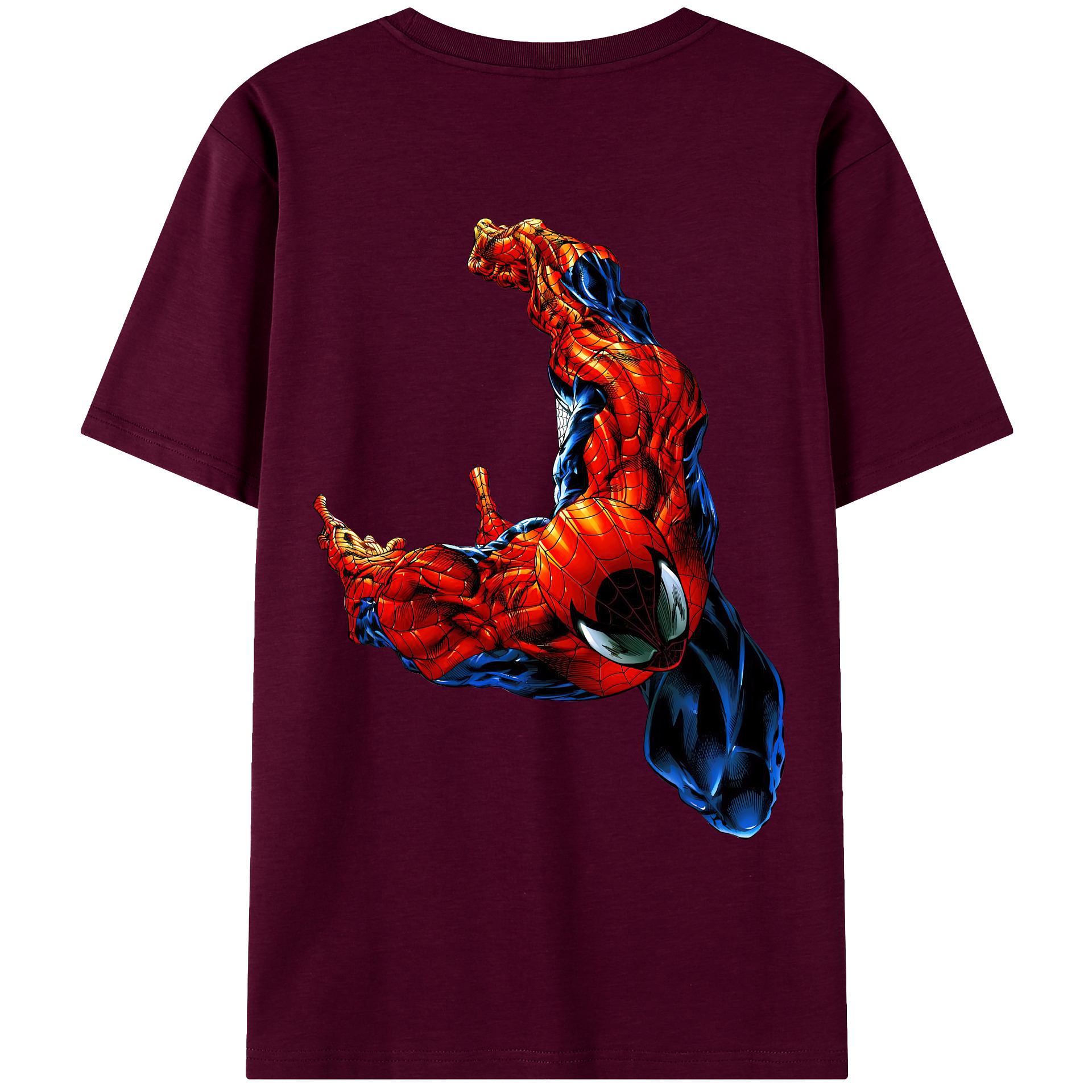 （画像用） Spider Man スパイダーマン レディース半袖Tシャツ(バックプリント)